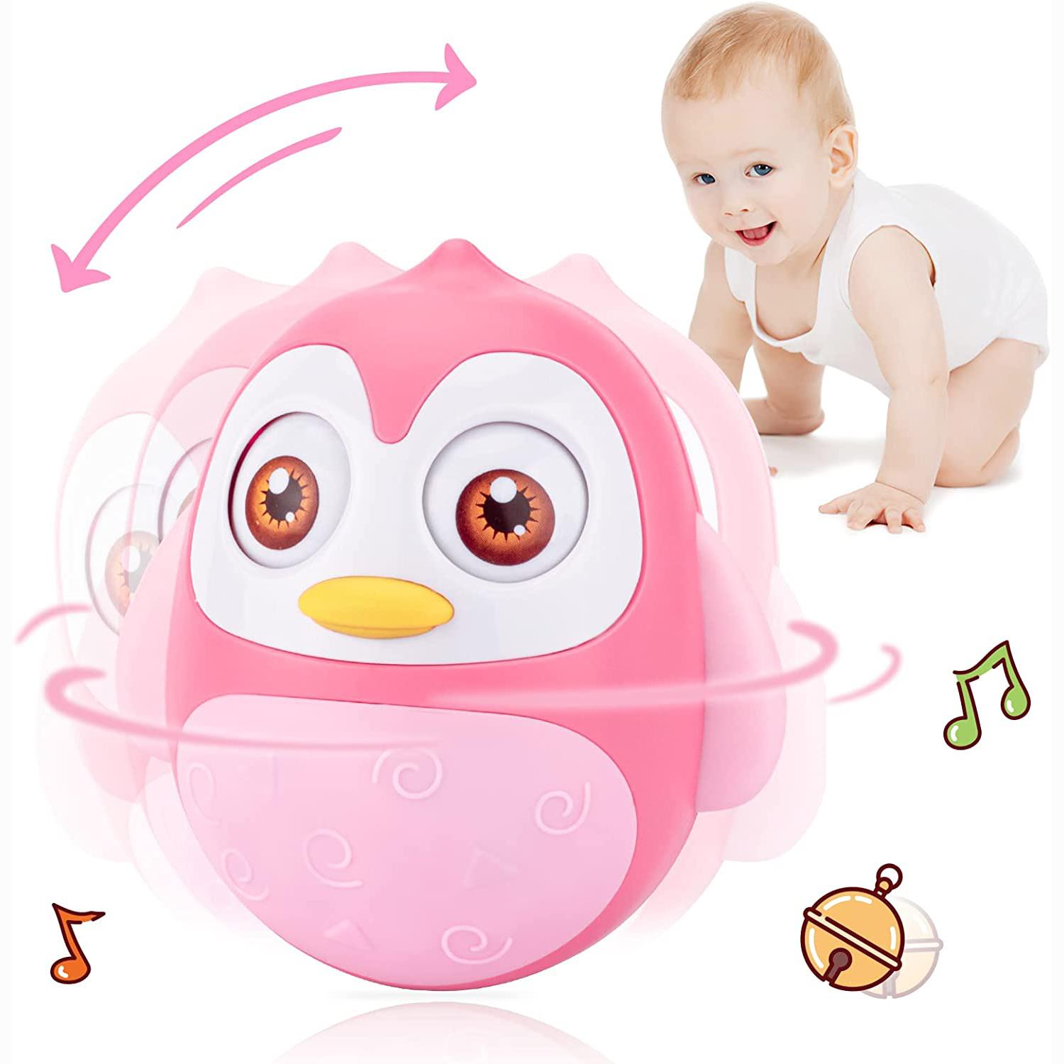 Игрушки для малышей Roly Poly от 6 до 12 месяцев, воблер на животике, воблер с пингвином, игрушки для маленьких мальчиков и девочек, подарки 13x12x10cm розовый
Игрушки для малышей Roly Poly от 6 до 12 месяцев, воблер на животике, воблер с пингвином, игрушки для маленьких мальчиков и девочек, подарки 13x12x10cm розовый