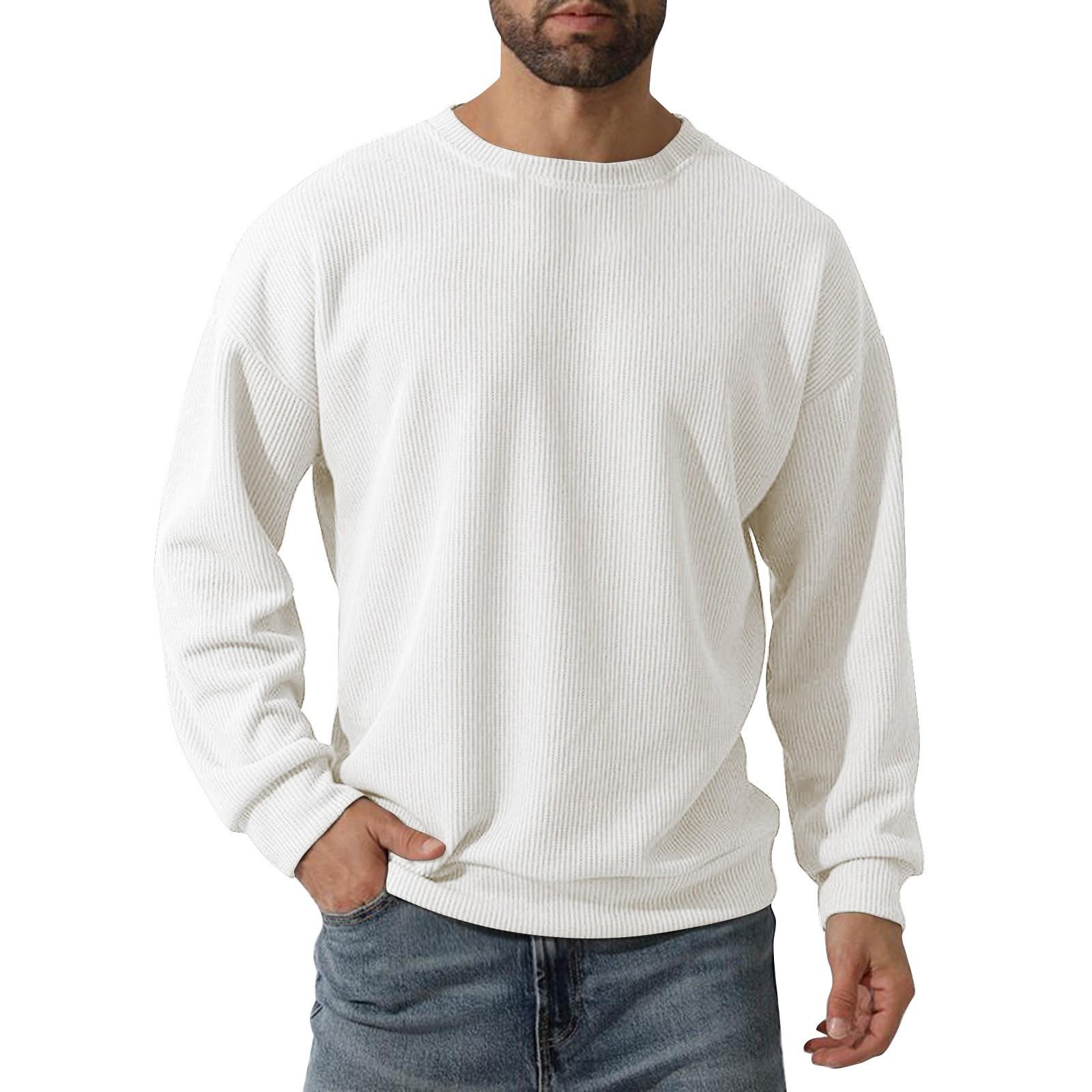 Мужская однотонная зимняя повседневная толстовка с круглым вырезом и длинным рукавом, пуловер, толстовка XL белый
Мужская однотонная зимняя повседневная толстовка с круглым вырезом и длинным рукавом, пуловер, толстовка XL белый