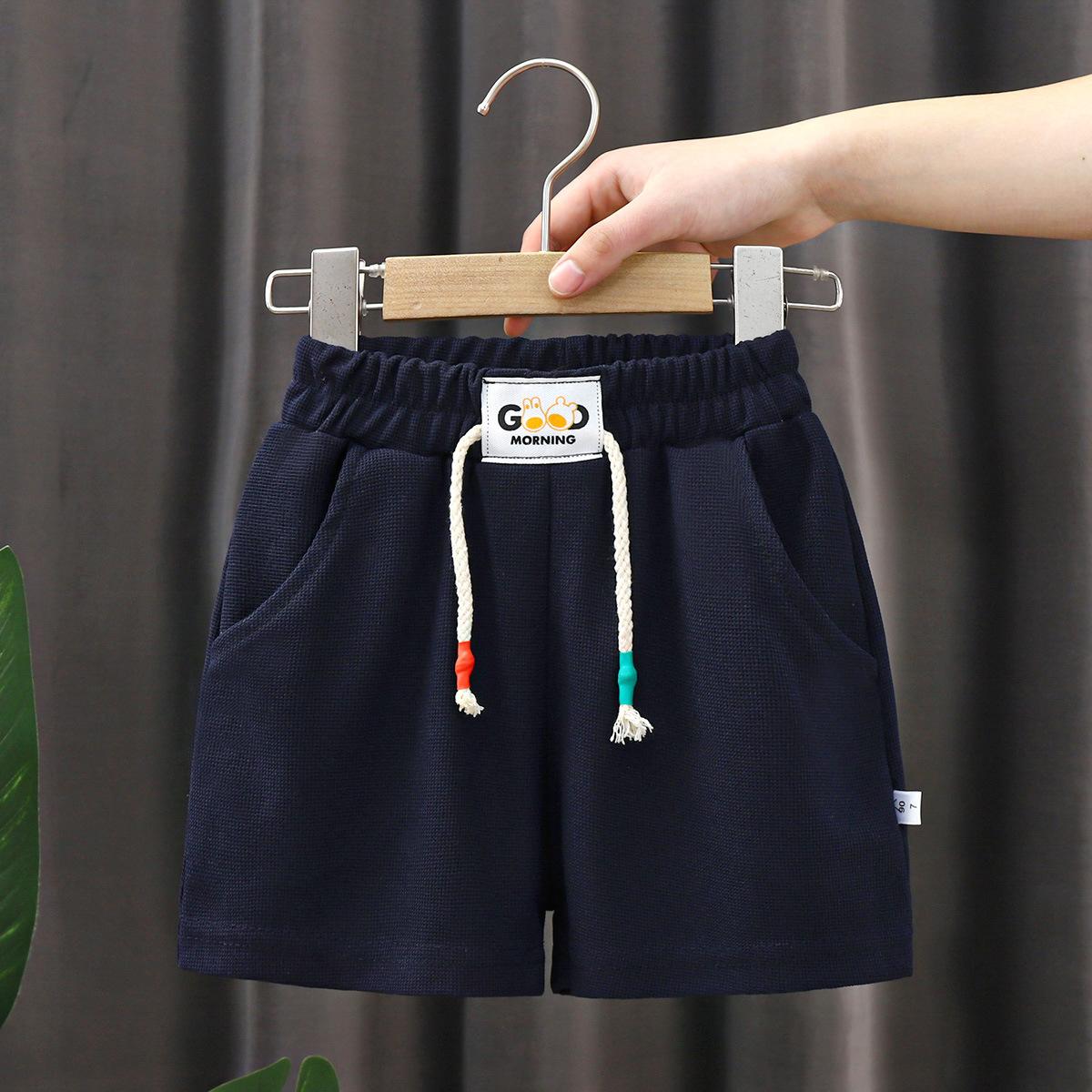 Summer Boys Shorts Candy Color Beach Shorts for Kids Casual Elastic Waist Children Short Pants 100 темно-синього кольору
Summer Boys Shorts Candy Color Beach Shorts for Kids Casual Elastic Waist Children Short Pants 100 темно-синього кольору