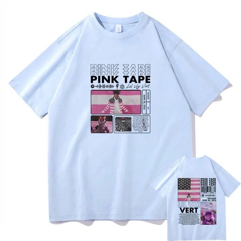 Репер Lil Uzi Vert Pink Tape Print Графічні футболки унісекс, хіп-хоп, рок, футболка, унісекс, вулична футболка, унісекс, чиста бавовна L
Репер Lil Uzi Vert Pink Tape Print Графічні футболки унісекс, хіп-хоп, рок, футболка, унісекс, вулична футболка, унісекс, чиста бавовна L