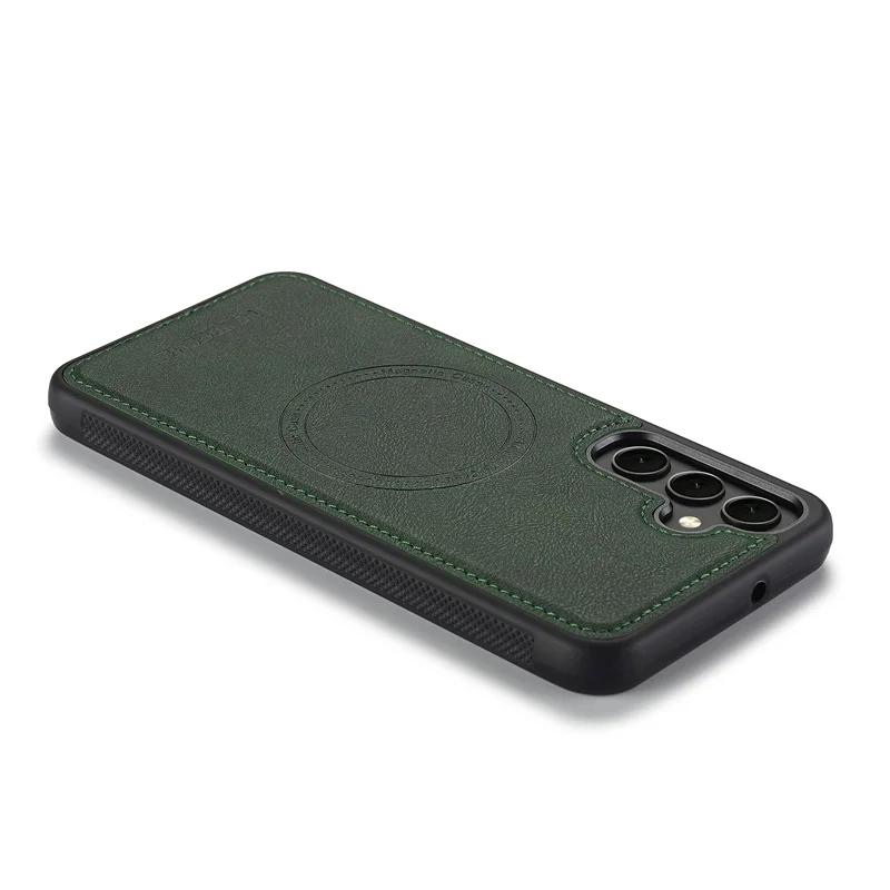 Pu Leather Magnetic Phone Case for Samsung Galaxy A16 A36 A56 A15 A35 A55 A17 A37 A57 A14 A34 A54 A53 A52 Wireless Charging Cove Samsung S26 Ultra зелений
Pu Leather Magnetic Phone Case for Samsung Galaxy A16 A36 A56 A15 A35 A55 A17 A37 A57 A14 A34 A54 A53 A52 Wireless Charging Cove Samsung S26 Ultra зелений