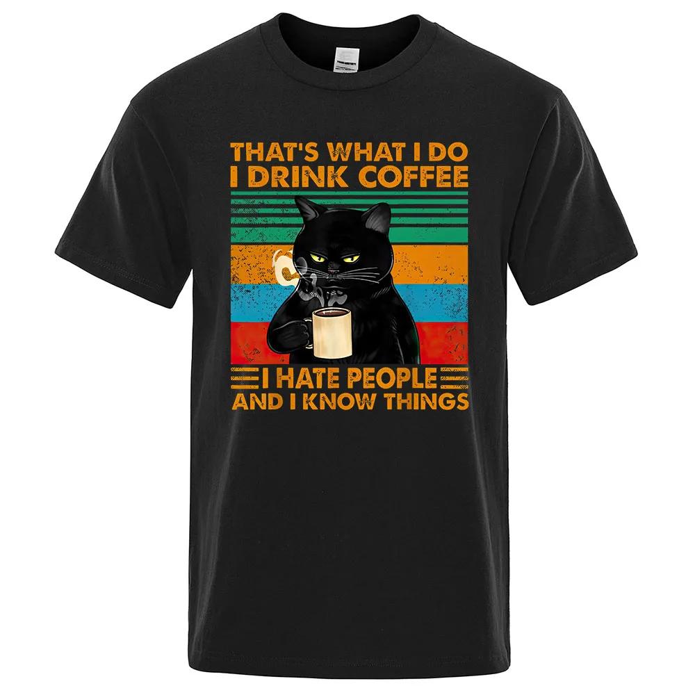 Coffee Black Cat Funny T Shirt Men Summer Cotton Short Sleeve Mens T-Shirt Hip Hop Casual Tops Oversized Tee Shirt XXXL
Coffee Black Cat Funny T Shirt Men Summer Cotton Short Sleeve Mens T-Shirt Hip Hop Casual Tops Oversized Tee Shirt XXXL