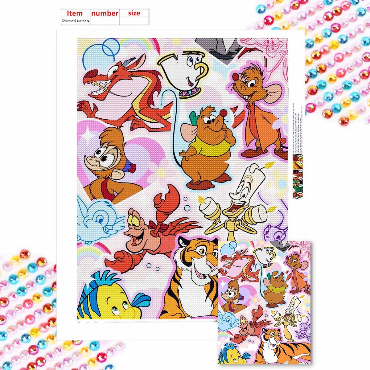 DIY Diamond Painting Cute Cartoon Animals Books Cross Stitch Kit Mosaic Art Diamond Painting Full Circle Diamond Home Decoration Round 20x30cm
DIY Diamond Painting Cute Cartoon Animals Books Cross Stitch Kit Mosaic Art Diamond Painting Full Circle Diamond Home Decoration Round 20x30cm