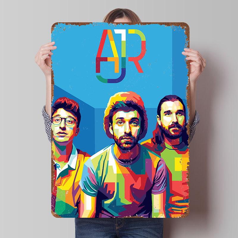AJR Band Pop Art Portrait Tinplate Poster Customized Wall Art Vintage Retro Metal Signs for House Decor Gaming Room Decoration 7.9x11.8In(20x30cm)
AJR Band Pop Art Portrait Tinplate Poster Customized Wall Art Vintage Retro Metal Signs for House Decor Gaming Room Decoration 7.9x11.8In(20x30cm)