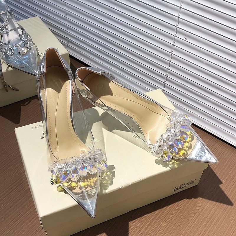 2025 spring and autumn new Korean version fashion transparent high heels women s thin heels pointed rhinestone champagne single shoes women 40 срібний
2025 spring and autumn new Korean version fashion transparent high heels women s thin heels pointed rhinestone champagne single shoes women 40 срібний