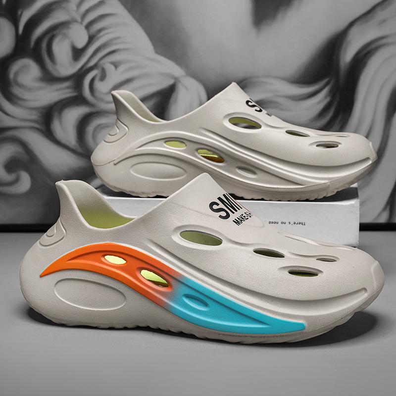 Premium hole shoes men s summer wear sports slippers summer new non-slip beach driving sandals slippers 38 белый
Premium hole shoes men s summer wear sports slippers summer new non-slip beach driving sandals slippers 38 белый