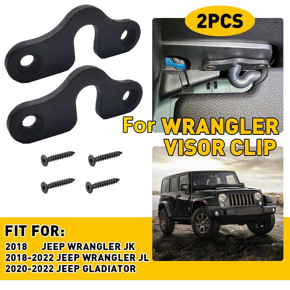 2x Комплект черных зажимов для солнцезащитного козырька для JEEP wrangler JK 2018 2020-2022 JEEP Gladiator
2x Комплект черных зажимов для солнцезащитного козырька для JEEP wrangler JK 2018 2020-2022 JEEP Gladiator