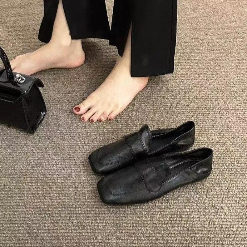 Square-toed Bean Shoes Flat-bottomed Casual Single Shoes Soft-soled One-foot Loafers 35 чорний
Square-toed Bean Shoes Flat-bottomed Casual Single Shoes Soft-soled One-foot Loafers 35 чорний