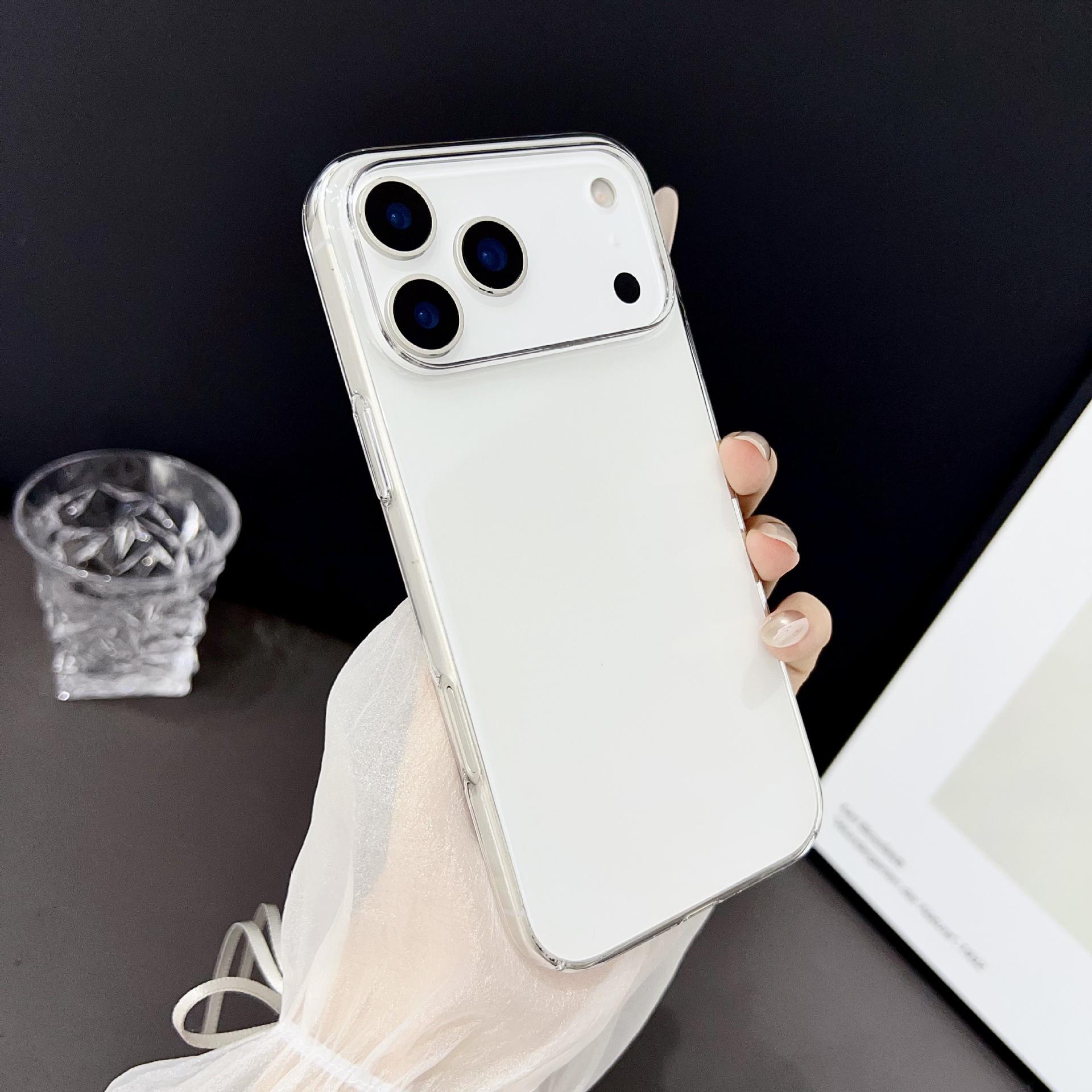 Electroplated Frame iPhone 17 Pro Max/14/15 Large Hole Phone Case in Simple INS Style iPhone 15 Plus
Electroplated Frame iPhone 17 Pro Max/14/15 Large Hole Phone Case in Simple INS Style iPhone 15 Plus