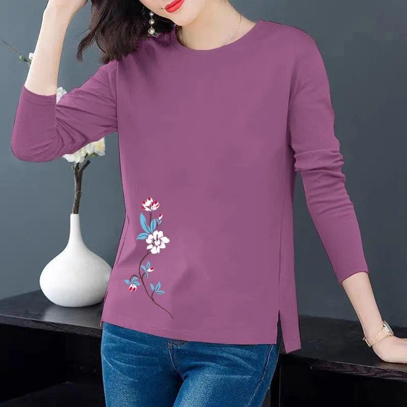 Женские рубашки с длинными рукавами на весну и осень, однотонные повседневные рубашки с разрезом внизу, женские хлопковые пуловеры, топы с цветочным принтом M фиолетовый
Женские рубашки с длинными рукавами на весну и осень, однотонные повседневные рубашки с разрезом внизу, женские хлопковые пуловеры, топы с цветочным принтом M фиолетовый