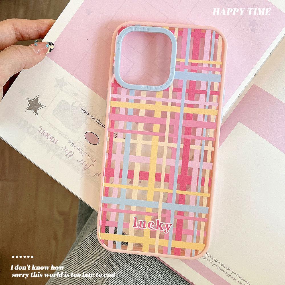 Colorful Plaid Contrast Color Suitable for IPhone16 Mobile Phone Case Apple 15 Protective Case 14pro Acrylic 13 Soft Edge Apple 17PROMAX
Colorful Plaid Contrast Color Suitable for IPhone16 Mobile Phone Case Apple 15 Protective Case 14pro Acrylic 13 Soft Edge Apple 17PROMAX