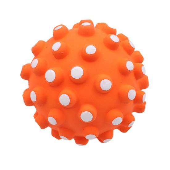 Squeaky Dog Ball Latex Textured Ball Dog Chew Toy Teeth Cleaning Toy for Large Medium Small Dogs Interactive Fetch Game S помаранчевий
Squeaky Dog Ball Latex Textured Ball Dog Chew Toy Teeth Cleaning Toy for Large Medium Small Dogs Interactive Fetch Game S помаранчевий