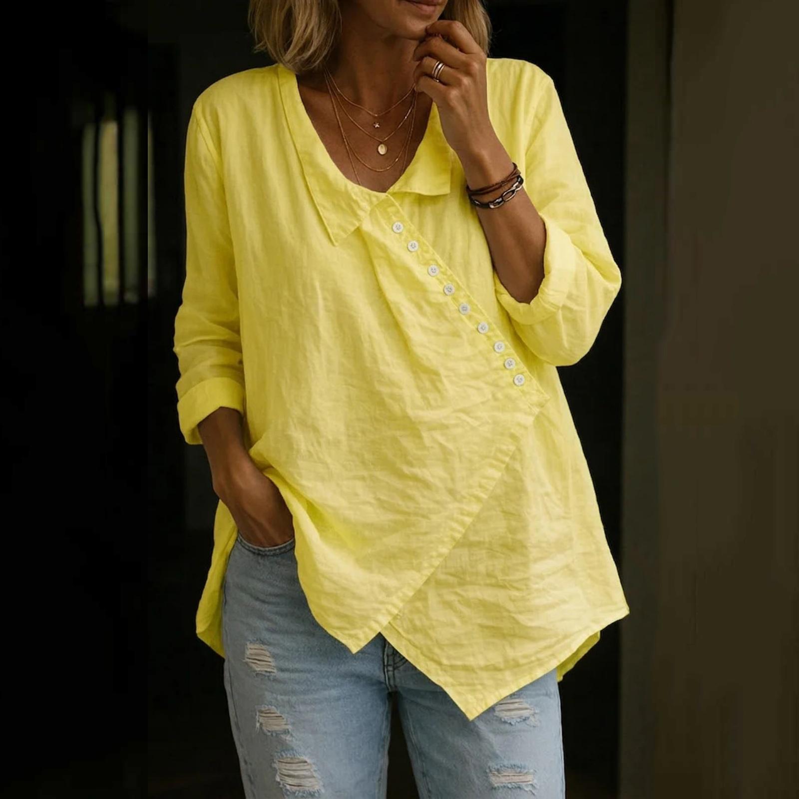 Women s Fashion Loose-Fit -Color Casual Top XL жовтий
Women s Fashion Loose-Fit -Color Casual Top XL жовтий