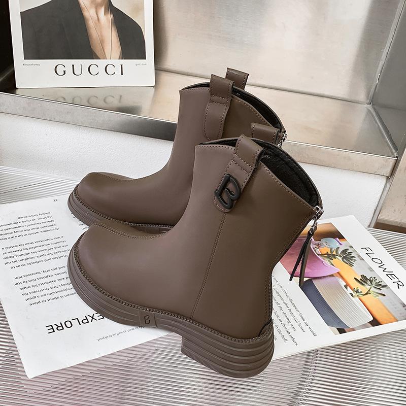 Korean version of British style casual versatile retro Chelsea boots women s 2025 autumn thick-soled medium boots thin 35
Korean version of British style casual versatile retro Chelsea boots women s 2025 autumn thick-soled medium boots thin 35