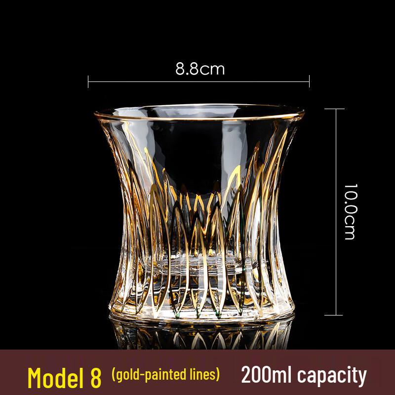 Handcrafted European Gold-Rimmed Crystal Spirit Glass
Handcrafted European Gold-Rimmed Crystal Spirit Glass