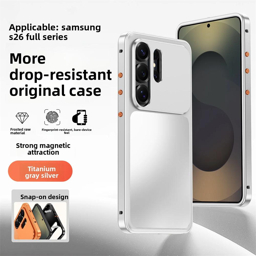 Luxury Metal Magnetic Phone Case For Samsung Galaxy S26 S25 S24 S23 Ultra For Magsafe Wireless Charging Aluminium Frame PC Back Cover For Samsung S26 Ultra белый
Luxury Metal Magnetic Phone Case For Samsung Galaxy S26 S25 S24 S23 Ultra For Magsafe Wireless Charging Aluminium Frame PC Back Cover For Samsung S26 Ultra белый