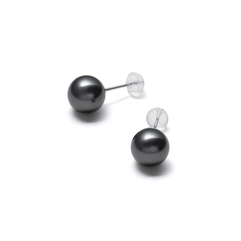 Domestic pearl earrings grand premium Compatible with metal allergies ladies pearl white gray black titanium silver K10WG platinum (Gray x K10 (white
Domestic pearl earrings grand premium Compatible with metal allergies ladies pearl white gray black titanium silver K10WG platinum (Gray x K10 (white