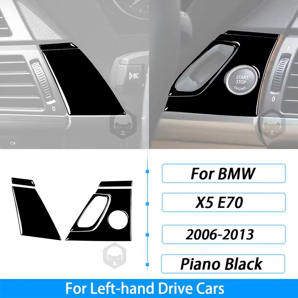Для BMW X5 E70 2006-2013 Piano Black дверна панель автомобіля Декоративна смуга Start Stop Switch Cover Suit Interior Accessoriers Sticker 5 Pcs
Для BMW X5 E70 2006-2013 Piano Black дверна панель автомобіля Декоративна смуга Start Stop Switch Cover Suit Interior Accessoriers Sticker 5 Pcs