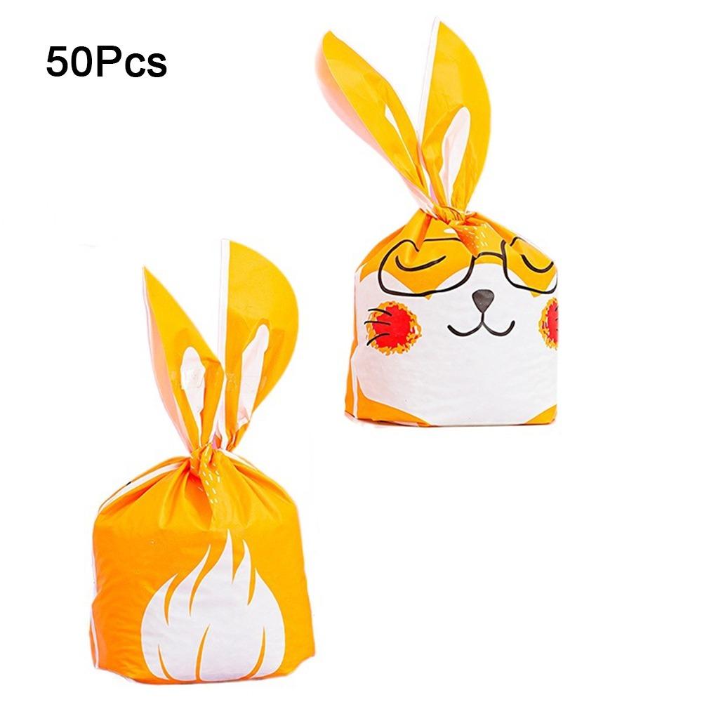 50 шт. Пакеты с рисунком животных, пакеты с длинными ушами кролика, пластиковые пакеты для конфет и подарков, пакеты для упаковки печенья, праздничные Style 27
50 шт. Пакеты с рисунком животных, пакеты с длинными ушами кролика, пластиковые пакеты для конфет и подарков, пакеты для упаковки печенья, праздничные Style 27