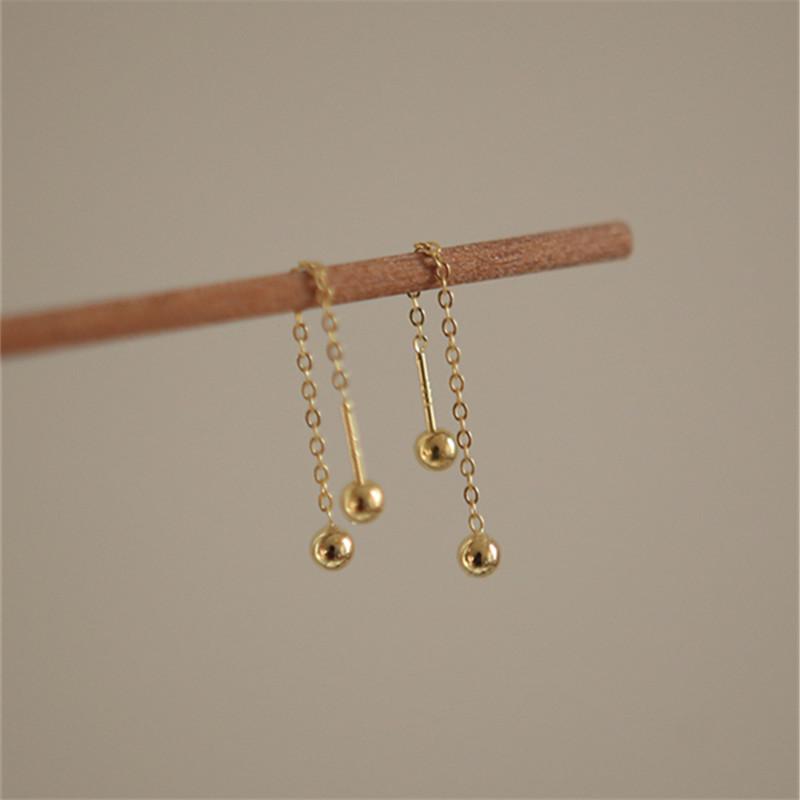 925 Sterling Silver Simple Gold Beads Screw Earrings for Women Korean Temperament Versatile Jewelry Silver
925 Sterling Silver Simple Gold Beads Screw Earrings for Women Korean Temperament Versatile Jewelry Silver