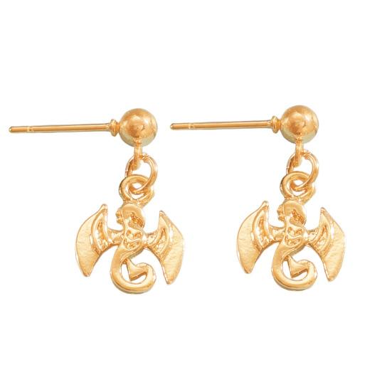 1 Pair Stud Earrings Mini Flying Dragon Design Hypoallergenic Polished Glossy Texture Drop Earrings Parties золотистий
1 Pair Stud Earrings Mini Flying Dragon Design Hypoallergenic Polished Glossy Texture Drop Earrings Parties золотистий