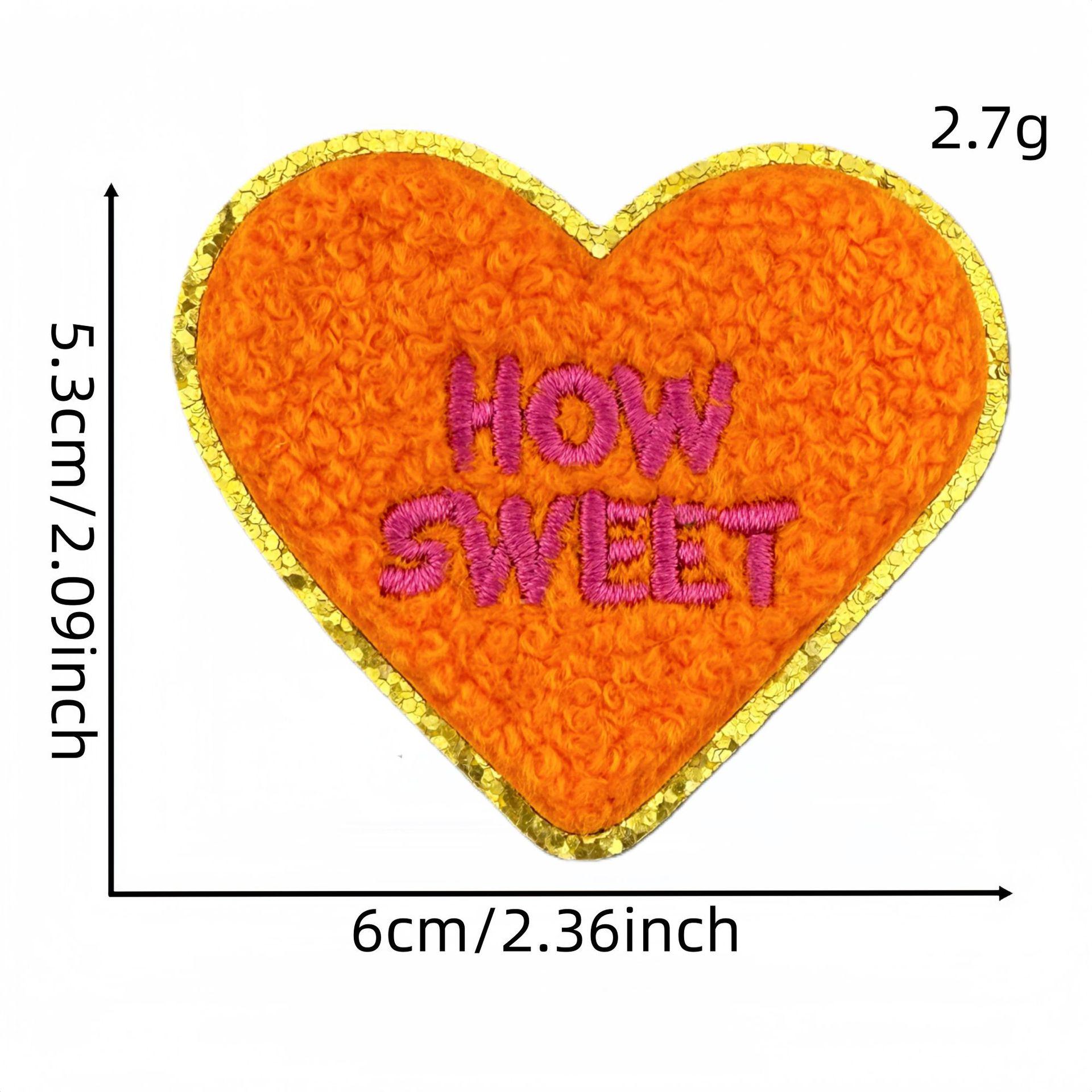 Valentine s Day Heart Patch: Gold-Edged Embroidery Badge for Clothing Accessories
Valentine s Day Heart Patch: Gold-Edged Embroidery Badge for Clothing Accessories