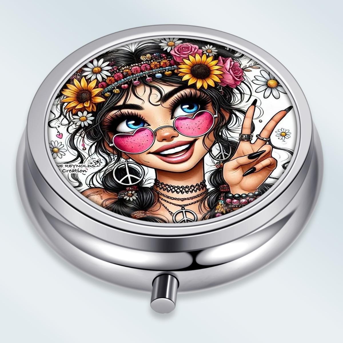 Portable Pill Box with 3 Compartments, Mini Metal Medicine Organizer Case, Cute Printed Pill Container for Vitamins, Pills, Jewelry, Travel, Daily Use разноцветный
Portable Pill Box with 3 Compartments, Mini Metal Medicine Organizer Case, Cute Printed Pill Container for Vitamins, Pills, Jewelry, Travel, Daily Use разноцветный