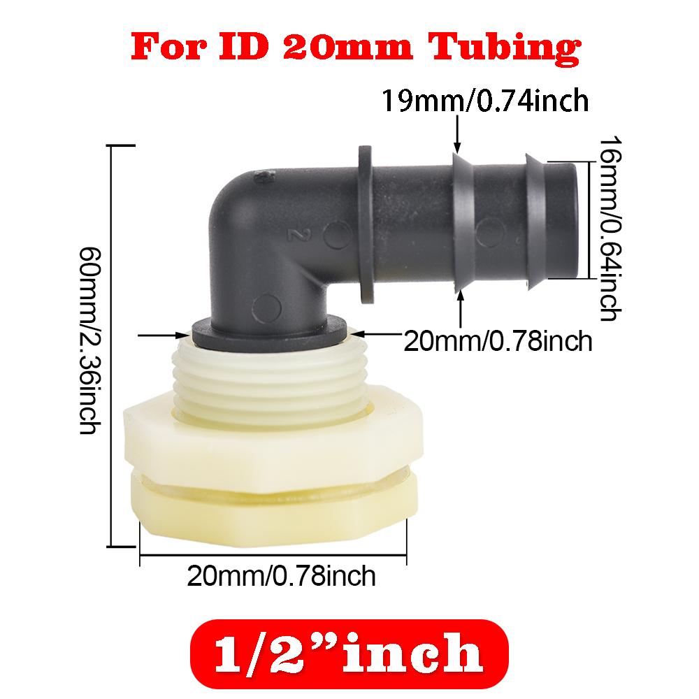 1/2 3/4 Inch PVC Bulkhead Water Tank Connector Adapter Fitting with Plugs Assembly Drainage for Rain Barrels Aquariums
1/2 3/4 Inch PVC Bulkhead Water Tank Connector Adapter Fitting with Plugs Assembly Drainage for Rain Barrels Aquariums