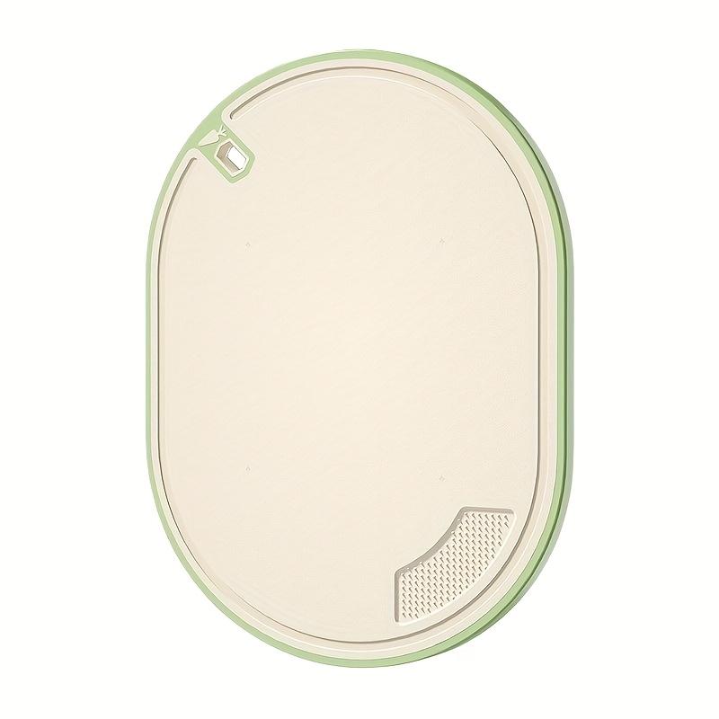 Разделочная доска из пшеничной соломы с желобком для сока, двусторонняя, нескользящая кухонная разделочная доска для фруктов, овощей, съемная для легкой очистки Irregular