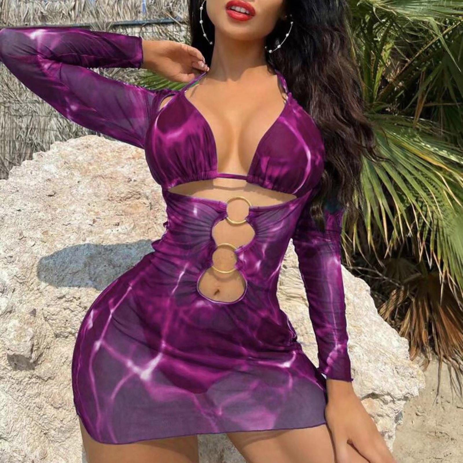 Swimwear Woman 2025 European And New 2025 Bikini Foreign Trade Swimsuit Three Piece Set Long Skirt Split Monokini ropa de mujer S фиолетовый
Swimwear Woman 2025 European And New 2025 Bikini Foreign Trade Swimsuit Three Piece Set Long Skirt Split Monokini ropa de mujer S фиолетовый