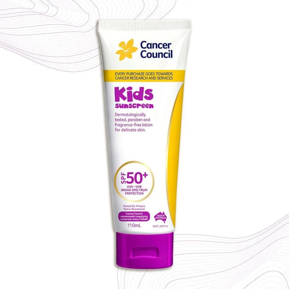 Kids Sunscreen Children s UV Protection SPF50+ Tube Cancer Council 110ml
Kids Sunscreen Children s UV Protection SPF50+ Tube Cancer Council 110ml