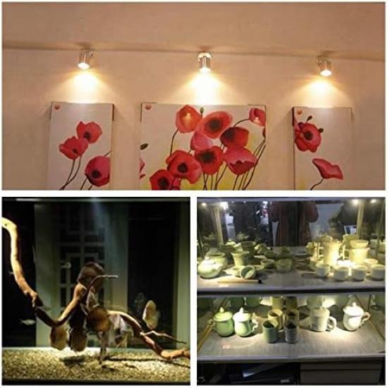 Xking 12V 1W LED Spotlight/Cabinet Light/Jewelry Lamp/Ceiling Light/Display Cabinet Light/Museum/Wall Light ANG PWM in-line Dimmer - Warm White 3000K Warm White 3000K
Xking 12V 1W LED Spotlight/Cabinet Light/Jewelry Lamp/Ceiling Light/Display Cabinet Light/Museum/Wall Light ANG PWM in-line Dimmer - Warm White 3000K Warm White 3000K