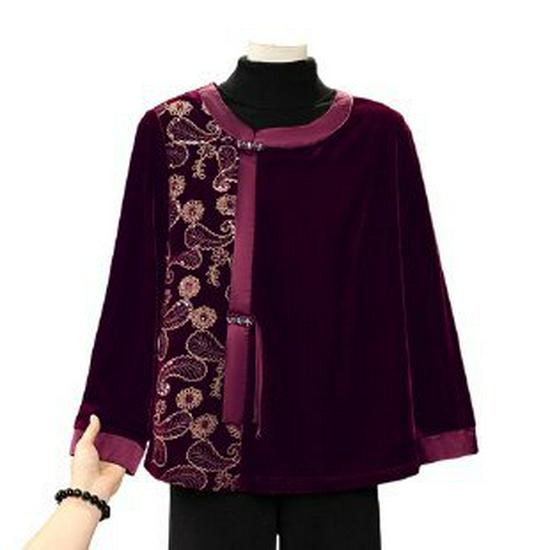 Spring 2026 Women s Long-Sleeve Plus-Size T-shirt for Middle-Aged and Elderly Moms 4XL вино красного
Spring 2026 Women s Long-Sleeve Plus-Size T-shirt for Middle-Aged and Elderly Moms 4XL вино красного