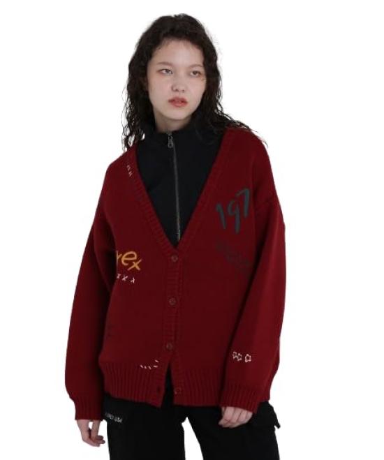 AVIREX HAND EMBROIDERY KNIT CARDIGAN women s F 100 red 783-4241601
AVIREX HAND EMBROIDERY KNIT CARDIGAN women s F 100 red 783-4241601