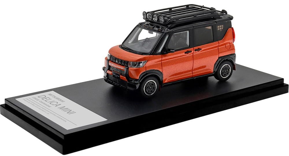 Interallied Hi Story Mitsubishi Delica Mini Customized Sunshine Orange Metallic x Black Mica Finished Model HS545OR 1/43 (2023)
Interallied Hi Story Mitsubishi Delica Mini Customized Sunshine Orange Metallic x Black Mica Finished Model HS545OR 1/43 (2023)