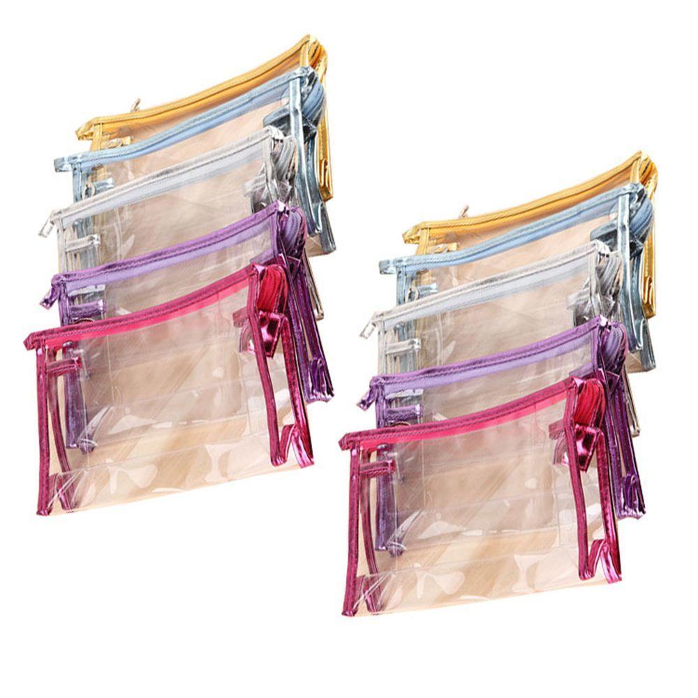 Fashion Women Cosmetic Storage Pouch Plastic PVC Waterproof Zipper Clear Transparent Makeup Bags
Fashion Women Cosmetic Storage Pouch Plastic PVC Waterproof Zipper Clear Transparent Makeup Bags