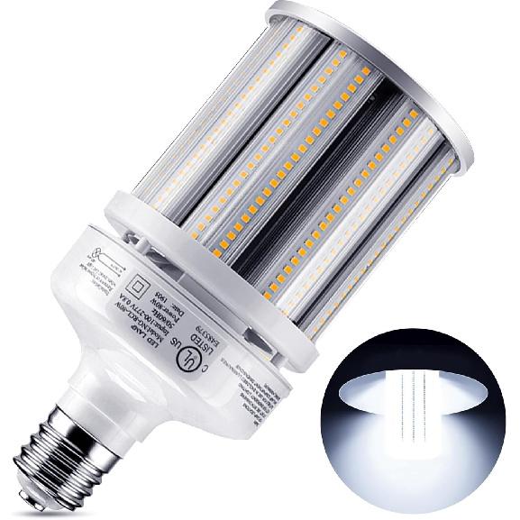 80W LED Corn Light Bulb UL DLC Listed, 5000K Daylight White LED Corn Bulb 11,500 Lumen with E39 Mogul Base for 80.0 Watts
80W LED Corn Light Bulb UL DLC Listed, 5000K Daylight White LED Corn Bulb 11,500 Lumen with E39 Mogul Base for 80.0 Watts