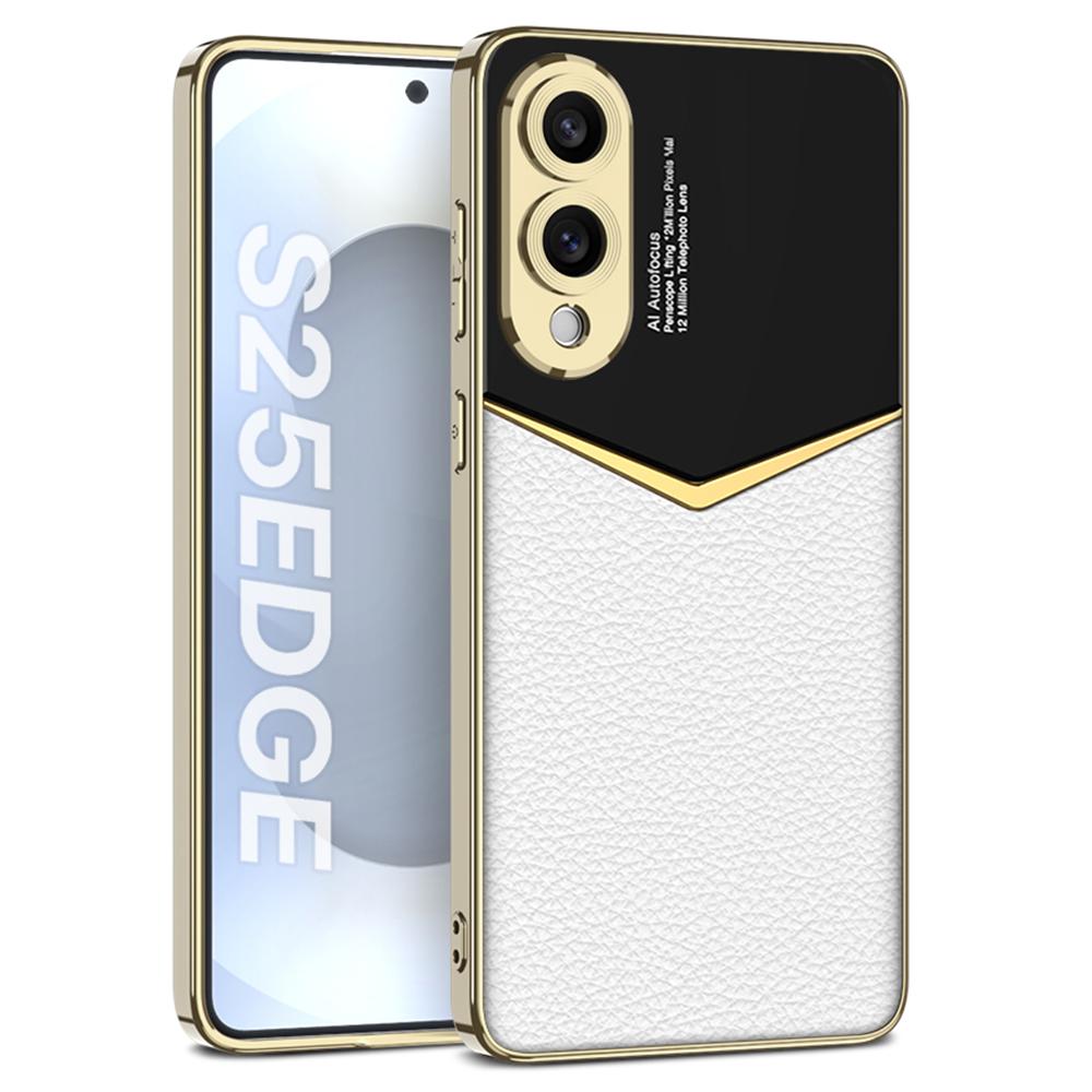 GKK For Samsung Galaxy S25 Edge Cases Electroplating PU+PC+TPU Phone Cover White
GKK For Samsung Galaxy S25 Edge Cases Electroplating PU+PC+TPU Phone Cover White