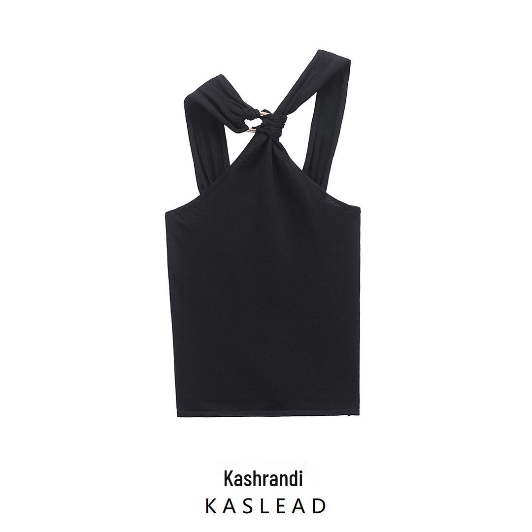 Winter 2024 Women s Fashionable European & American Style Halterneck Slimming Vest. Small
Winter 2024 Women s Fashionable European & American Style Halterneck Slimming Vest. Small