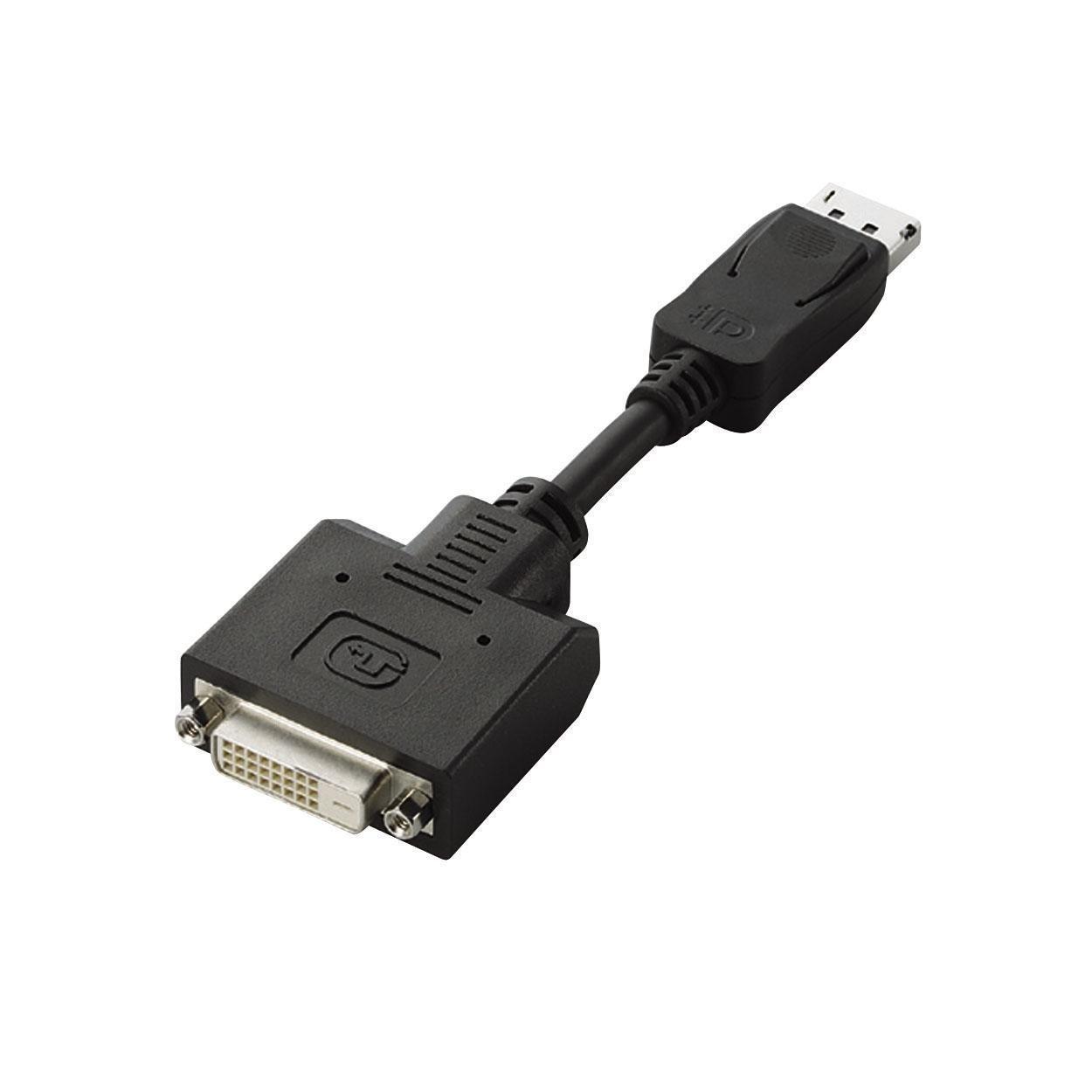 ELECOM Display Port to DVI Conversion Adapter/Black AD-DPDBK чорний 
ELECOM Display Port to DVI Conversion Adapter/Black AD-DPDBK чорний