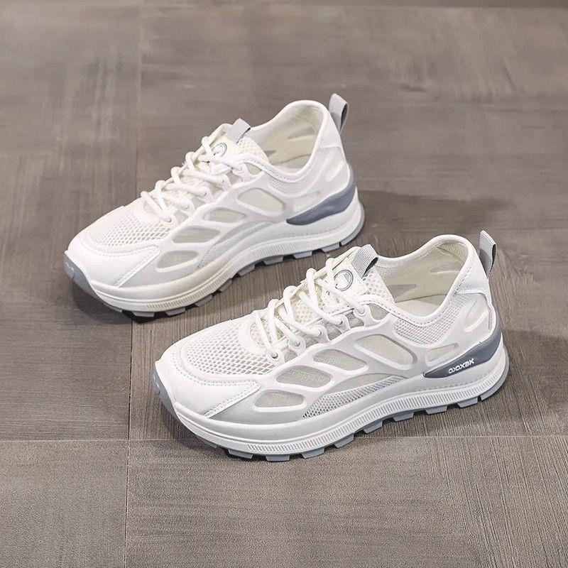 Women s Shoes New Breathable Mesh All-matching Small White Platform Sole Sneakers Casual Dad Fashionable 40
Women s Shoes New Breathable Mesh All-matching Small White Platform Sole Sneakers Casual Dad Fashionable 40