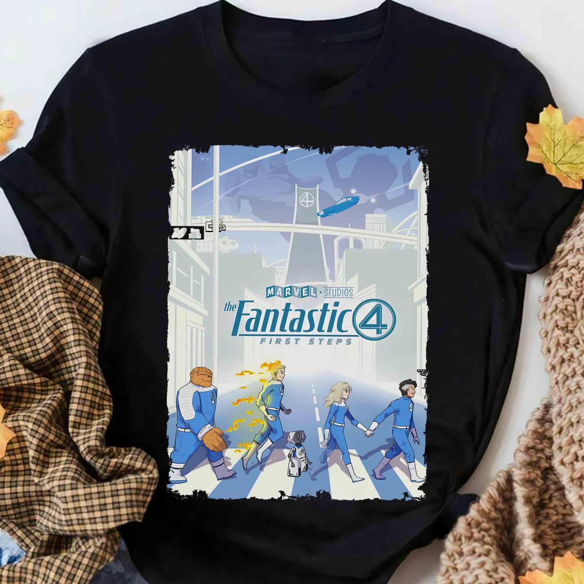 ZX The Fantastic Four First Steps Abbey Road Walking Graphic Cotton Unisex Print Tshirt for Men Women Streetwear Men Clothing Top 4XL
ZX The Fantastic Four First Steps Abbey Road Walking Graphic Cotton Unisex Print Tshirt for Men Women Streetwear Men Clothing Top 4XL