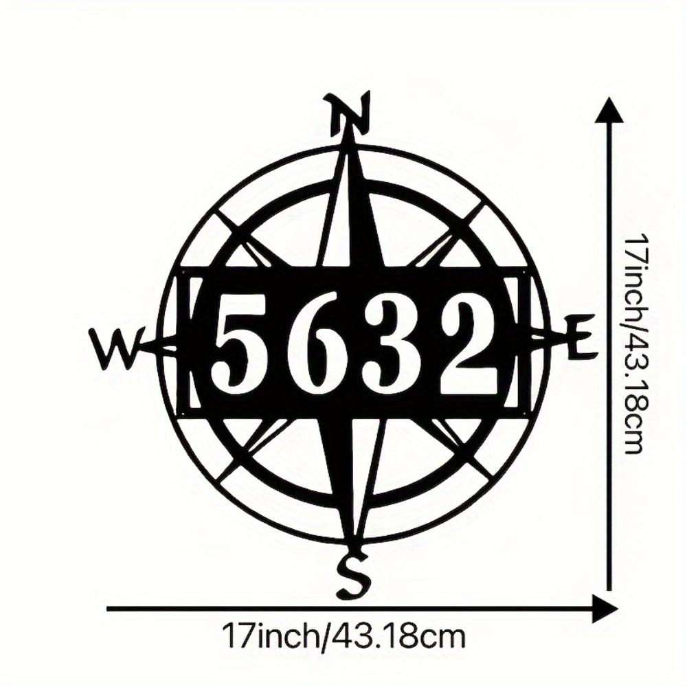 1pc Customizable Metal Address Sign Personalized House Number Street Name Wall Mount Outdoor Holiday Decor
1pc Customizable Metal Address Sign Personalized House Number Street Name Wall Mount Outdoor Holiday Decor
