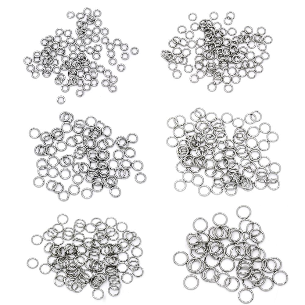 500PCs 4/5/6/7/8mm 304 Stainless Steel Opened Jump Rings Connectors Round Silver Color for DIY Making Earring Jewelry Findings 4mm
500PCs 4/5/6/7/8mm 304 Stainless Steel Opened Jump Rings Connectors Round Silver Color for DIY Making Earring Jewelry Findings 4mm