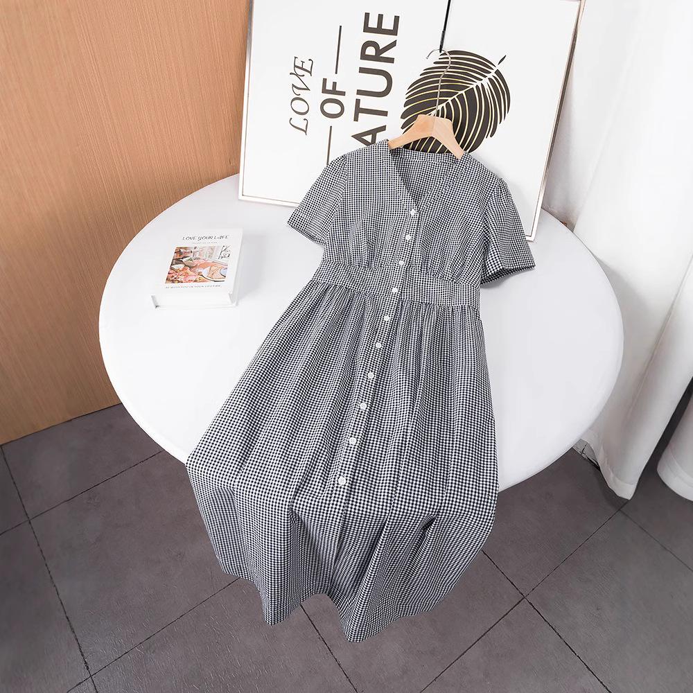 2025 Summer Women s Japanese Style Linen Blend Plaid V-Neck Short Sleeve Casual Dress Medium
2025 Summer Women s Japanese Style Linen Blend Plaid V-Neck Short Sleeve Casual Dress Medium