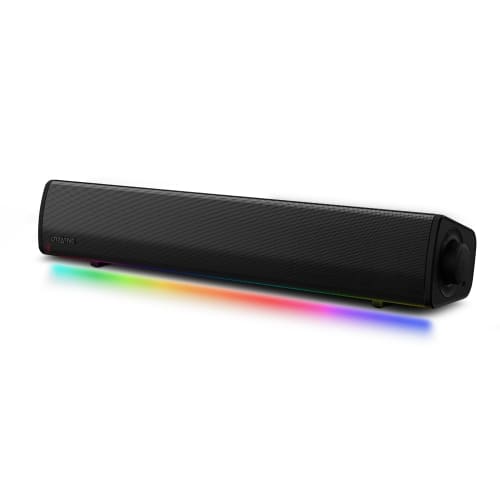 Sound Blaster GS3 12 Вт RMS/Пиковая выходная мощность 24 Вт Широкое распространение звука за пределы его размера Технология SuperWide USB/Bluetooth / аналоговый вход 3,5 мм Игровая звуковая панель S
Sound Blaster GS3 12 Вт RMS/Пиковая выходная мощность 24 Вт Широкое распространение звука за пределы его размера Технология SuperWide USB/Bluetooth / аналоговый вход 3,5 мм Игровая звуковая панель S