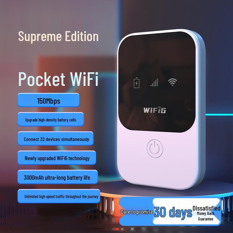 Portable 4G Wireless Car Live Broadcast WiFi with Dual Network Switching білий
Portable 4G Wireless Car Live Broadcast WiFi with Dual Network Switching білий
