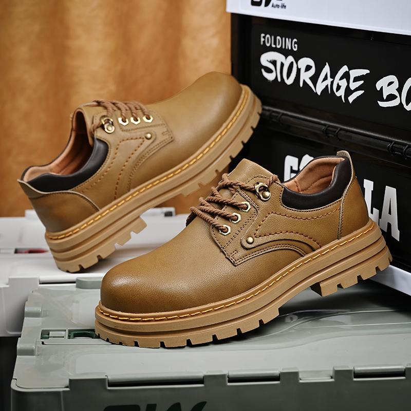 Мужские кожаные туфли, мужские 2024, новые рабочие туфли на толстой платформе в стиле ретро, весна-осень, туфли дерби, низкие мужские повседневные туфли на плоской подошве 45 хаки
Мужские кожаные туфли, мужские 2024, новые рабочие туфли на толстой платформе в стиле ретро, весна-осень, туфли дерби, низкие мужские повседневные туфли на плоской подошве 45 хаки