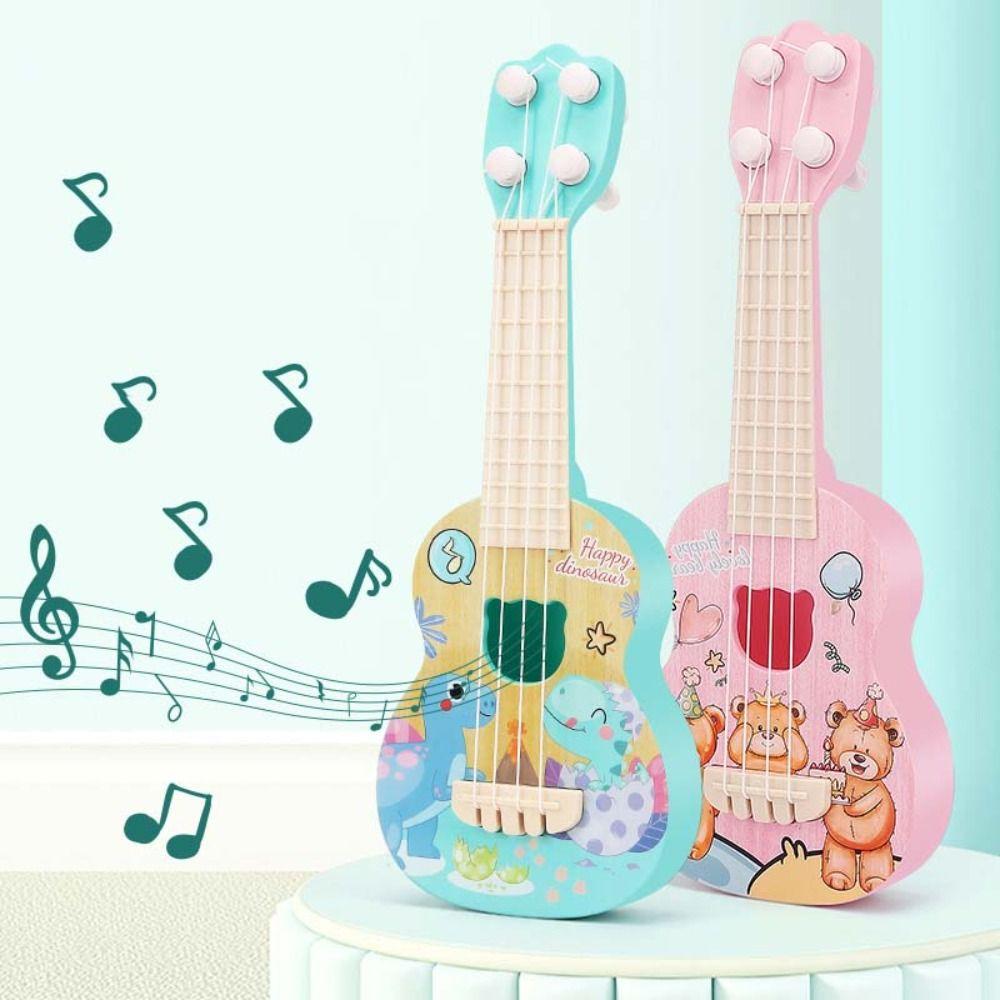 Nylon Strings Simulation Ukulele Toy 4 Strings Small Guitar Toy Ukulele Guitar Toy Children Toys рожевий
Nylon Strings Simulation Ukulele Toy 4 Strings Small Guitar Toy Ukulele Guitar Toy Children Toys рожевий
