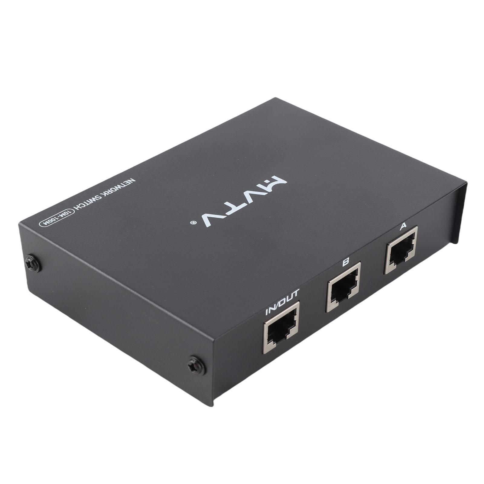 RJ45 Network Switch 2 in 1 Out Or 1 in 2 Out 100M 1000M Ethernet Network Switch Splitter Selector
RJ45 Network Switch 2 in 1 Out Or 1 in 2 Out 100M 1000M Ethernet Network Switch Splitter Selector